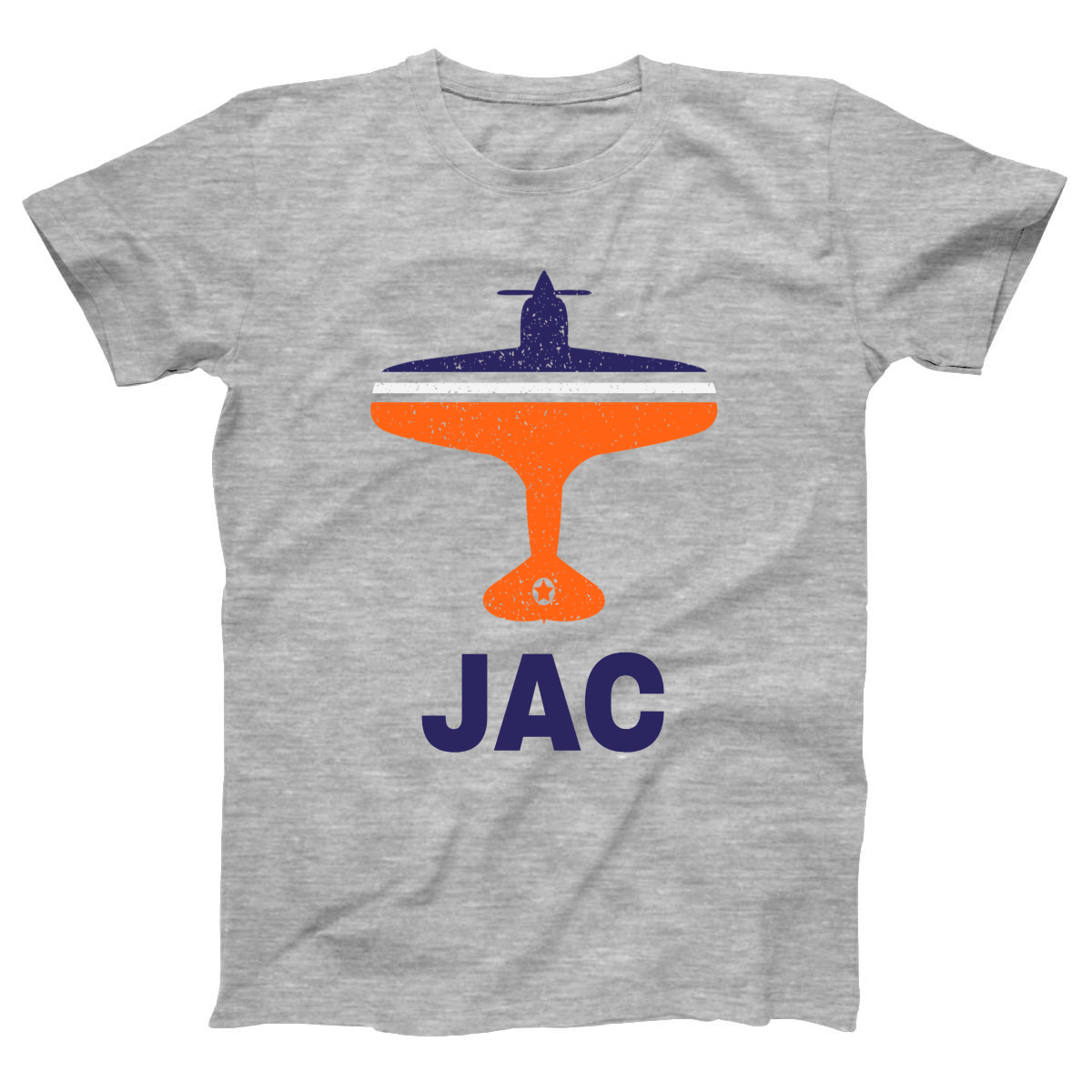 Fly Jackson Hole JAC Airport Women's T-shirt | Gray