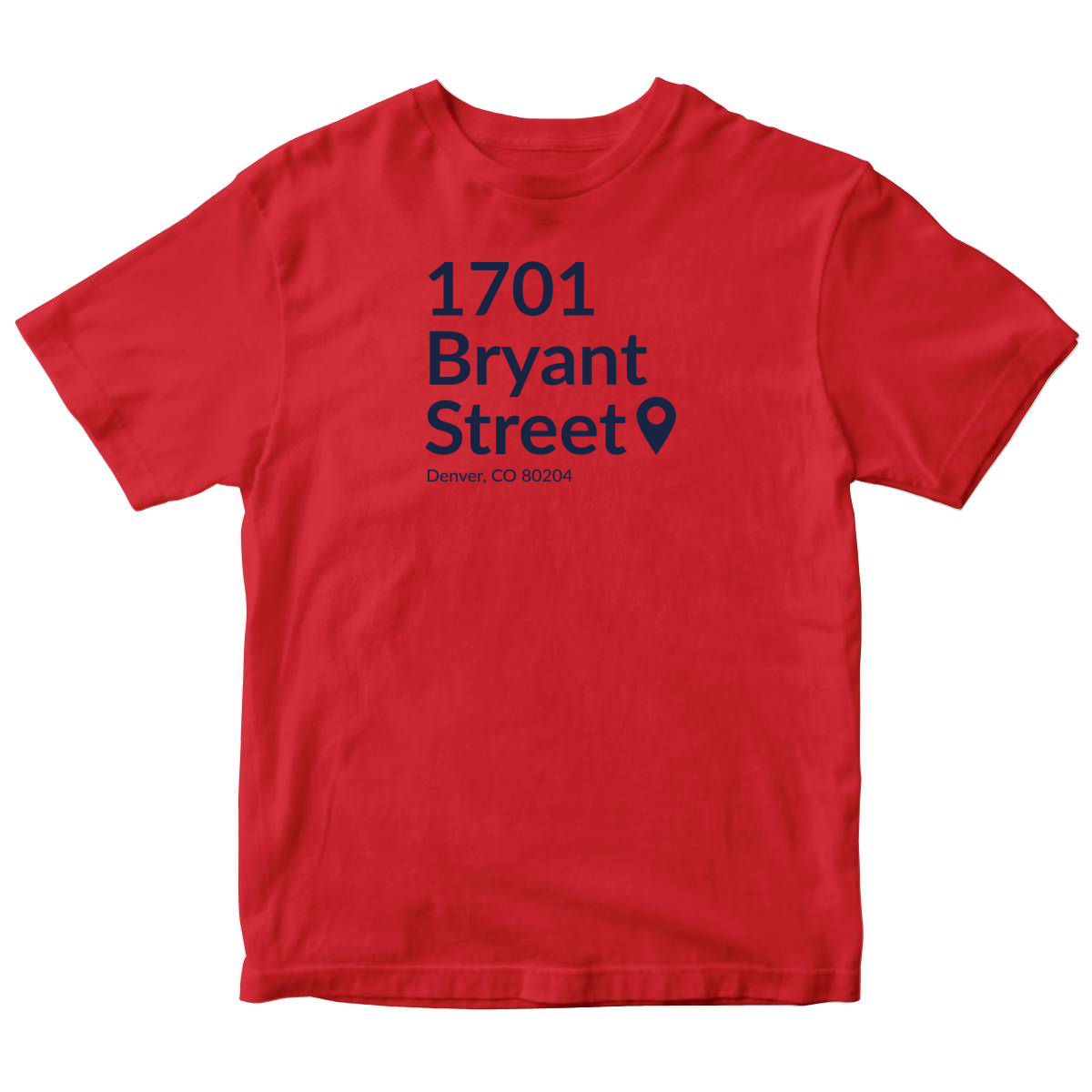 Denver Football Stadium Kids T-shirt | Red