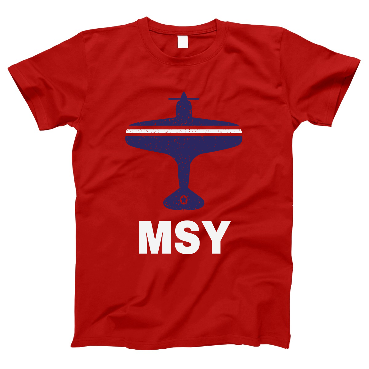 Fly New Orleans MSY Airport Women's T-shirt | Red