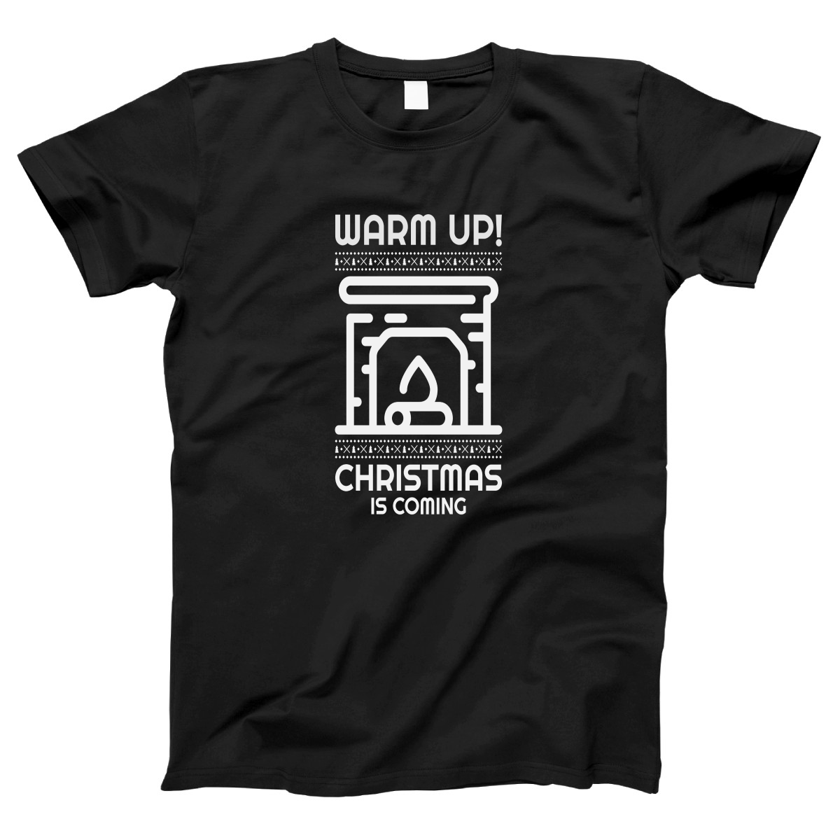 Christmas Is Coming Women's T-shirt | Black