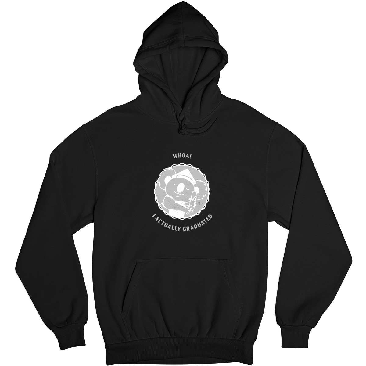 I Actually Graduated Unisex Hoodie | Black