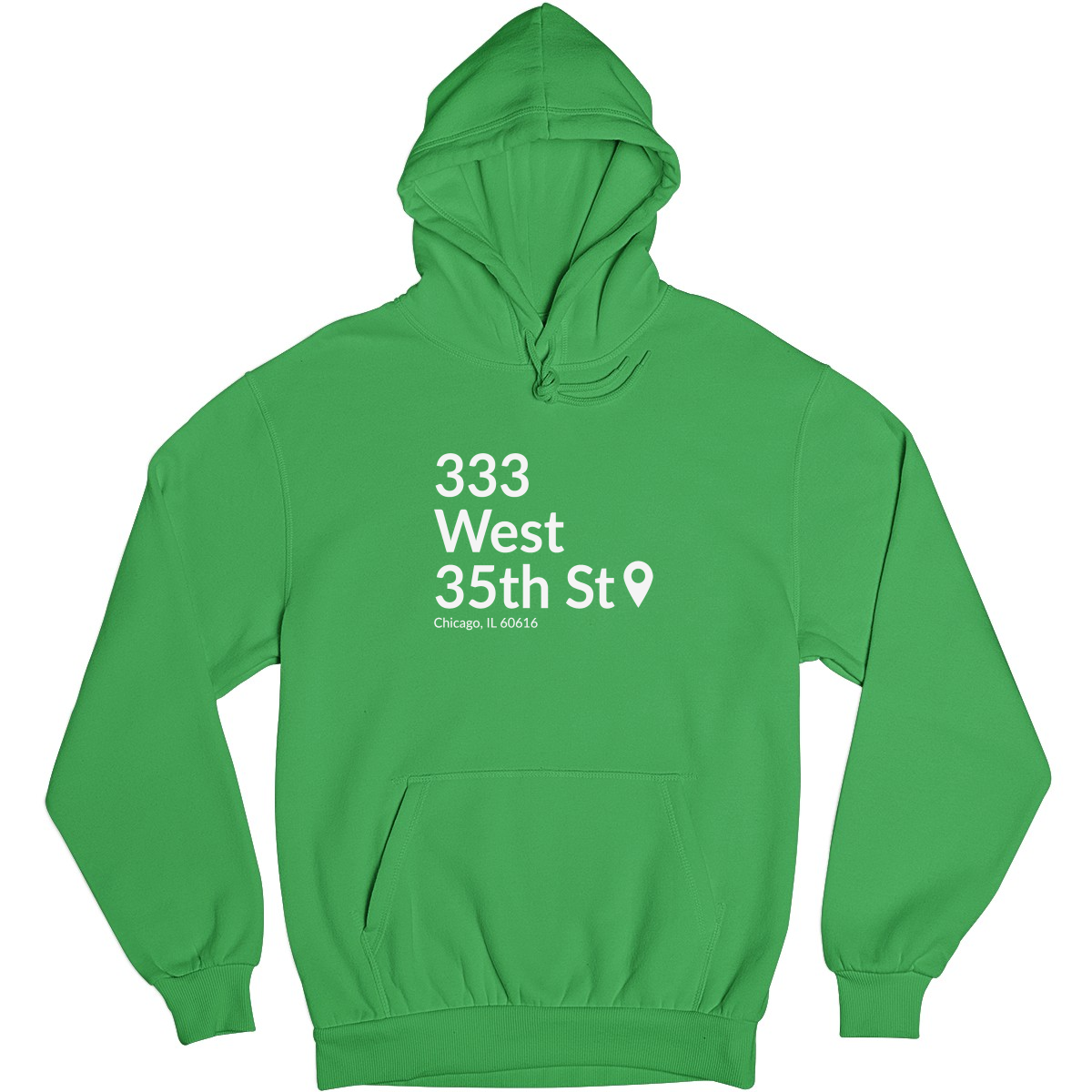 Chicago Baseball Stadium South Side Unisex Hoodie | Green