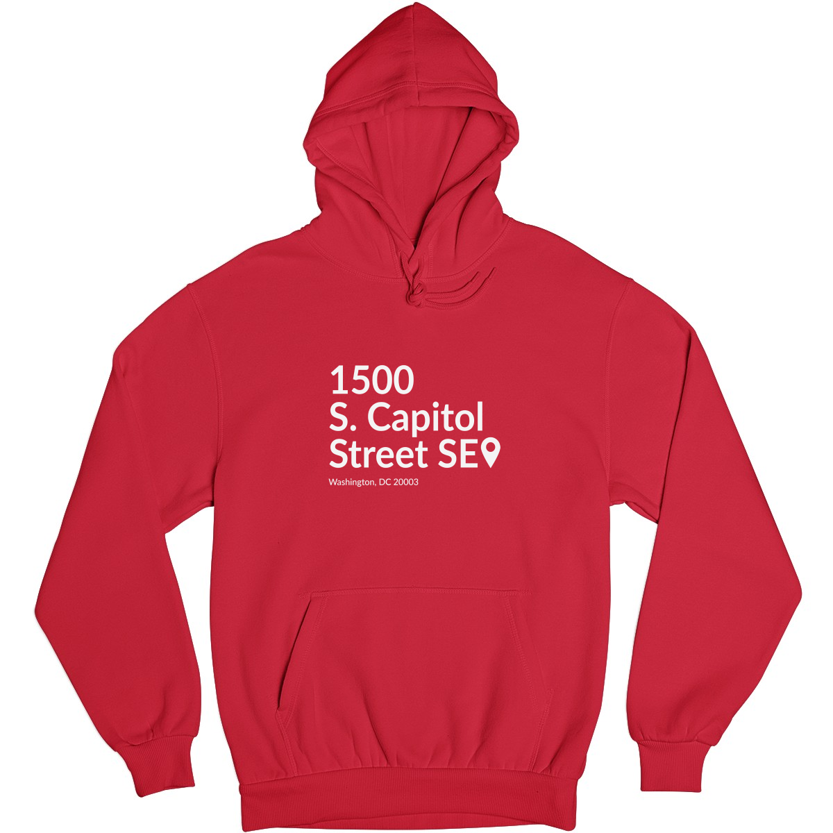 Washington D.C. Baseball Stadium Unisex Hoodie | Red