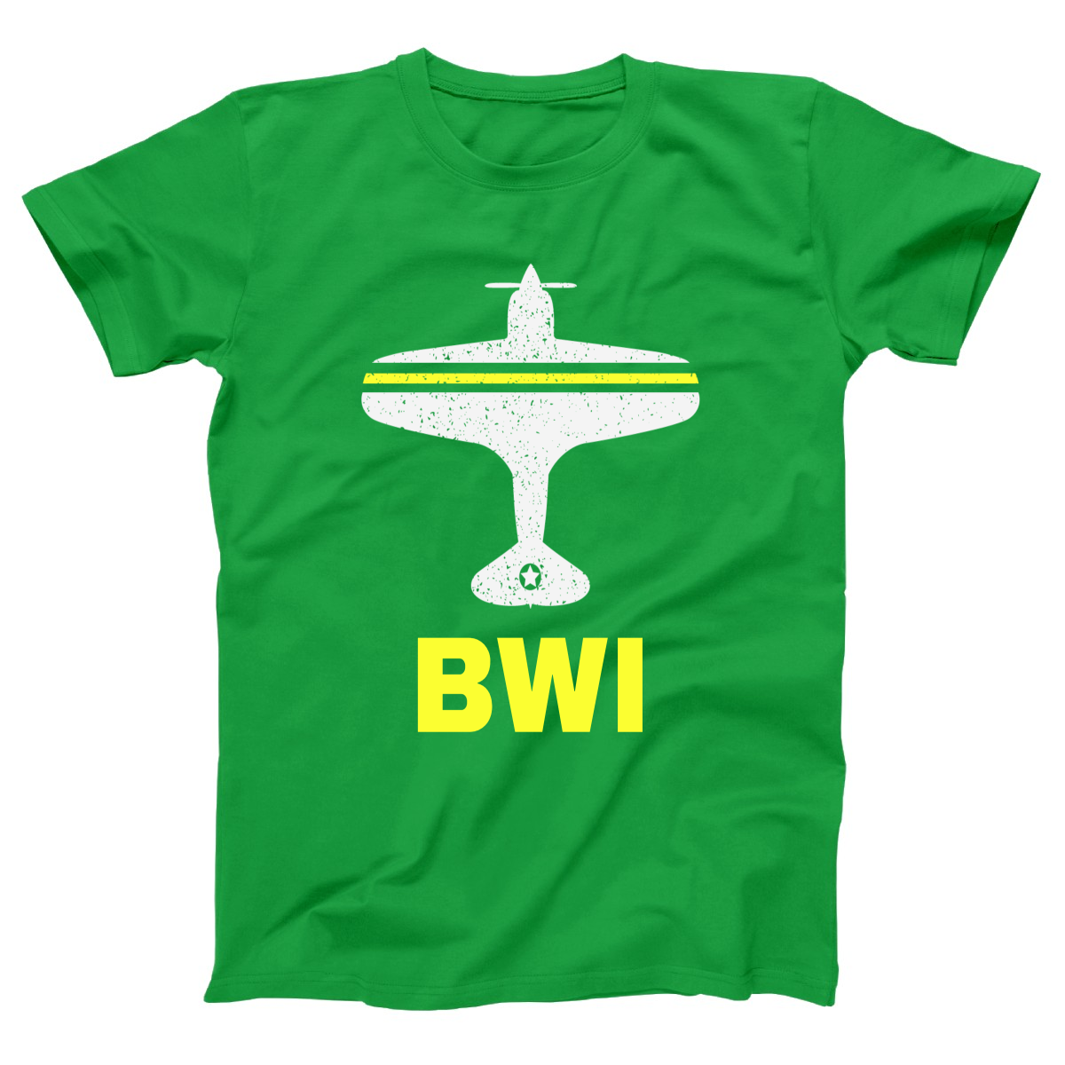 Fly Baltimore BWI Airport Women's T-shirt | Green