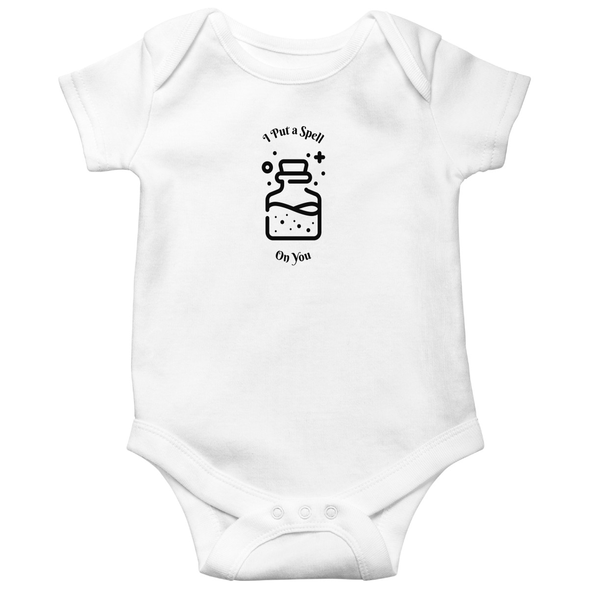 I Put a Spell On You Baby Bodysuits | White