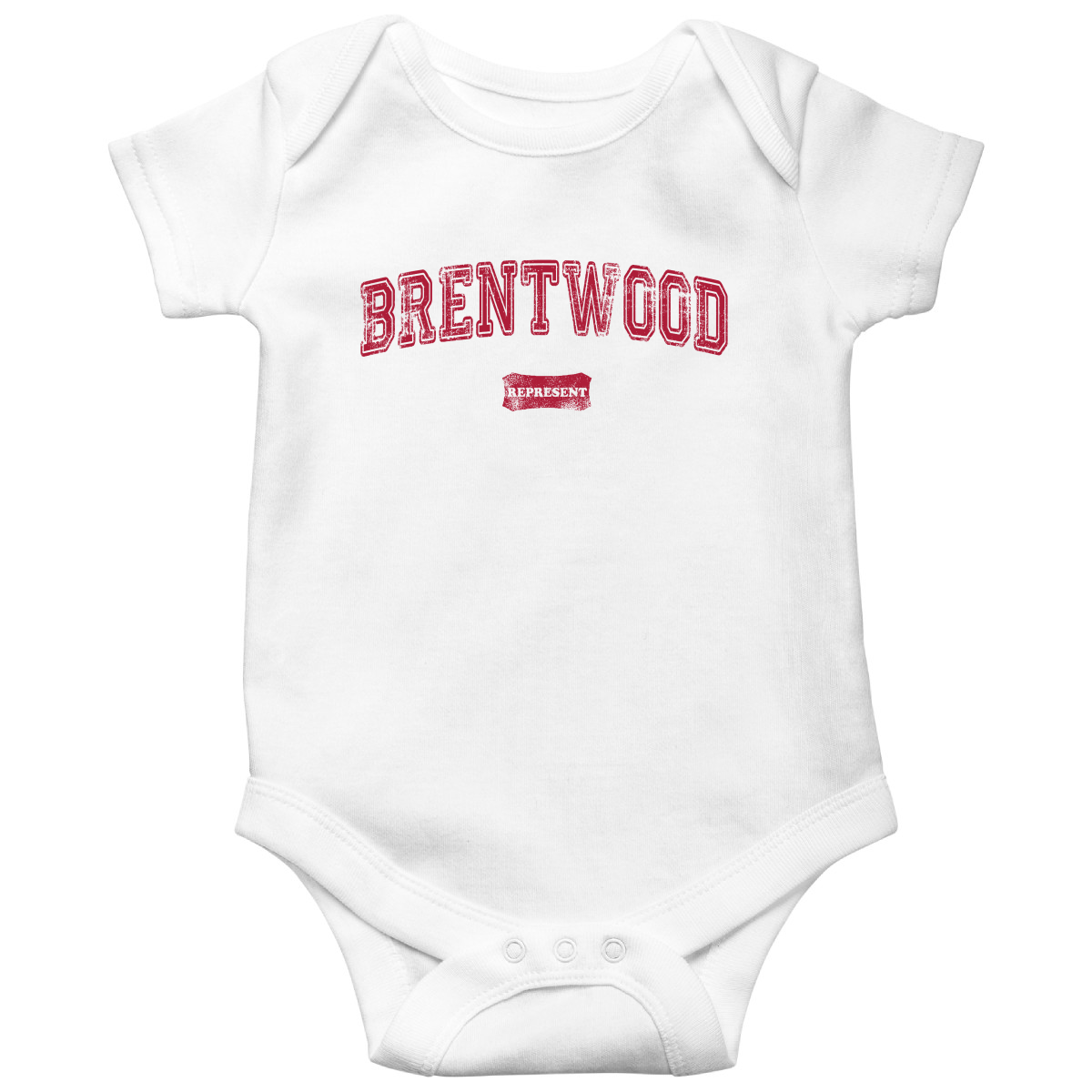 Brentwood Represent Baby Bodysuits | White