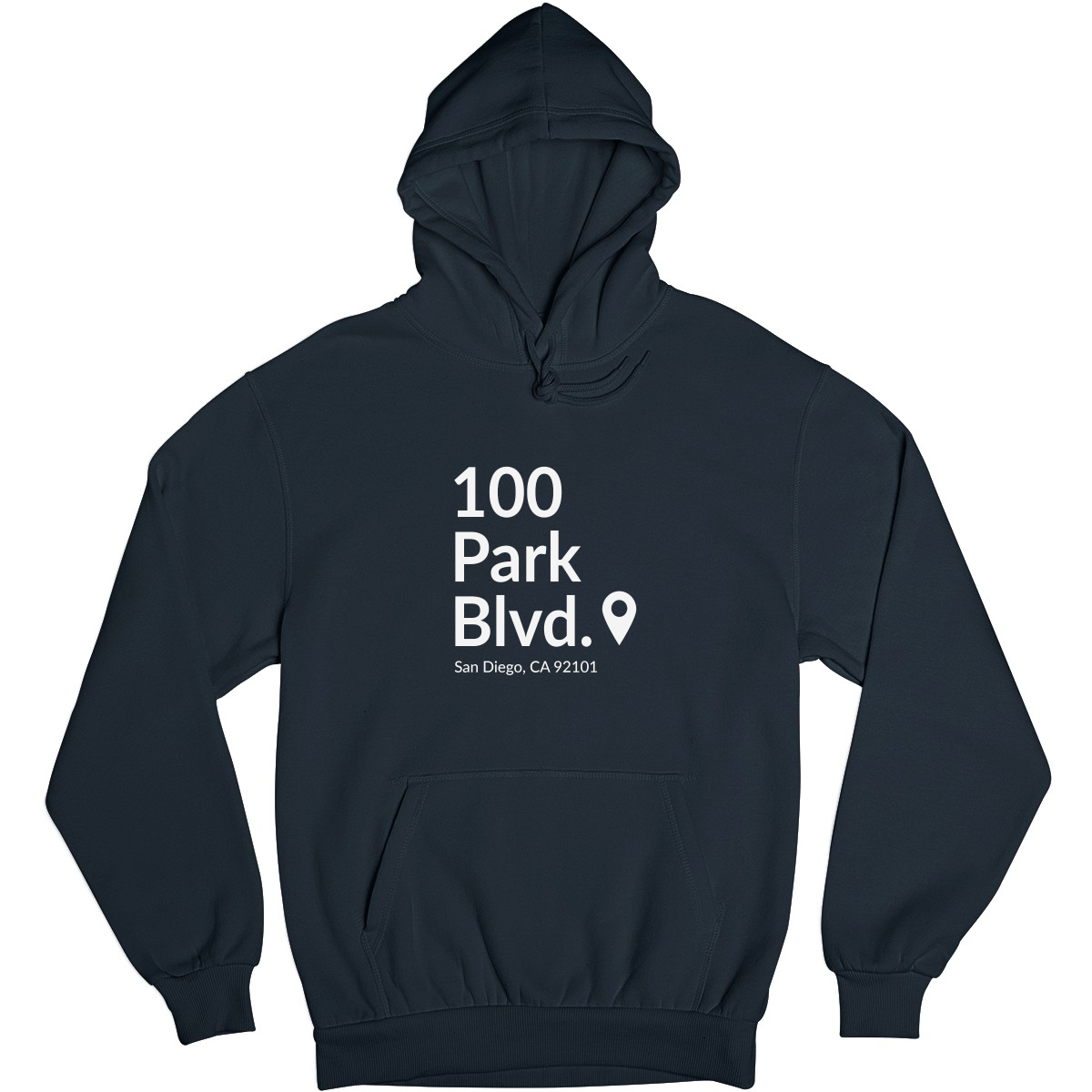 San Diego Baseball Stadium Unisex Hoodie | Navy