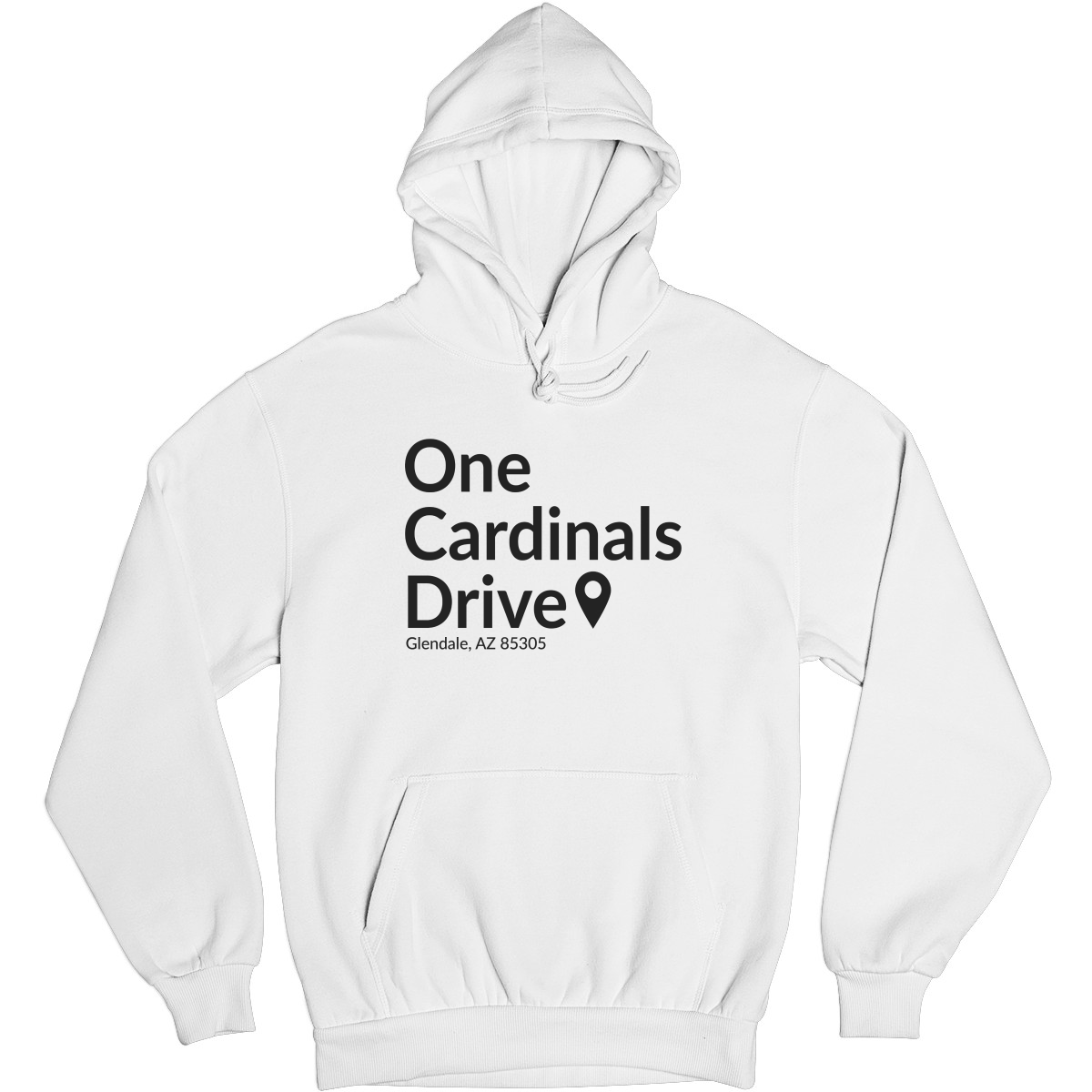 Arizona Football Stadium Unisex Hoodie | White