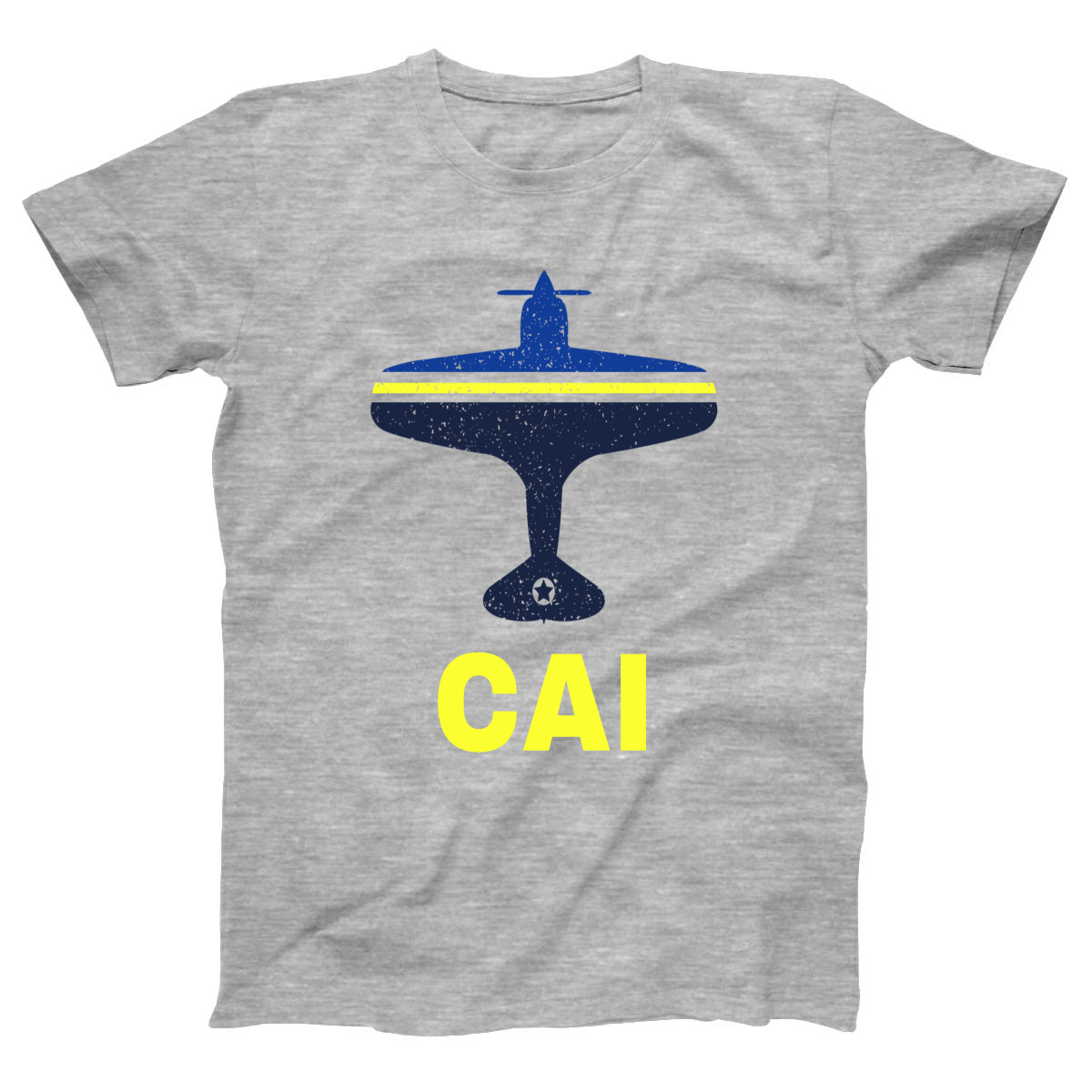 Fly Cairo CAI Airport Women's T-shirt | Gray