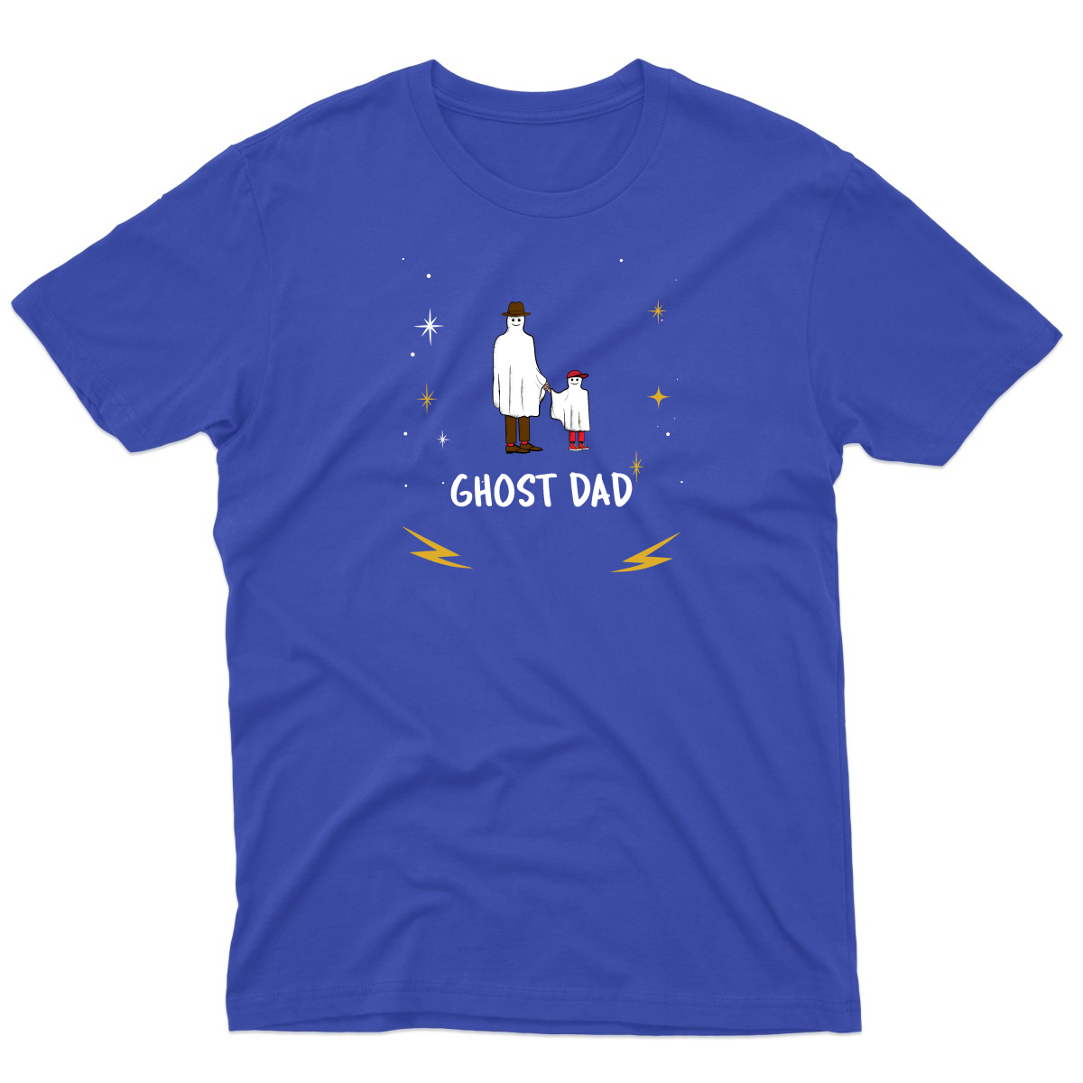 Ghost Dad Men's T-shirt | Blue