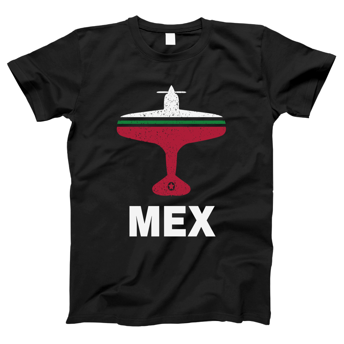 Fly Mexico City MEX Airport  Women's T-shirt | Black