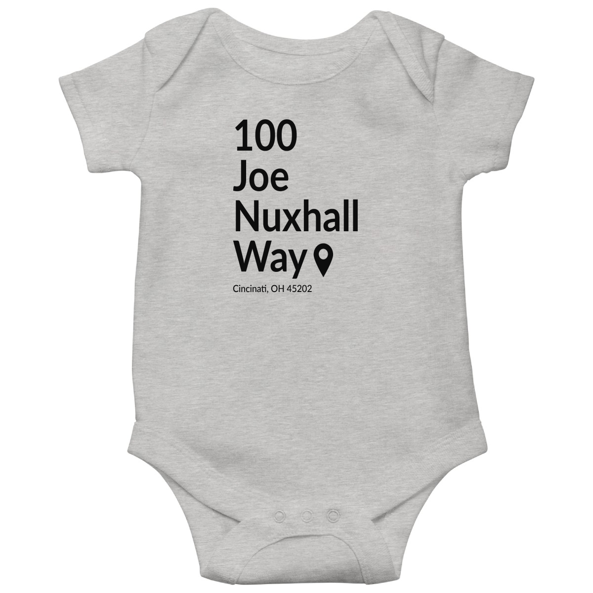 Cincinnati Baseball Stadium Baby Bodysuits