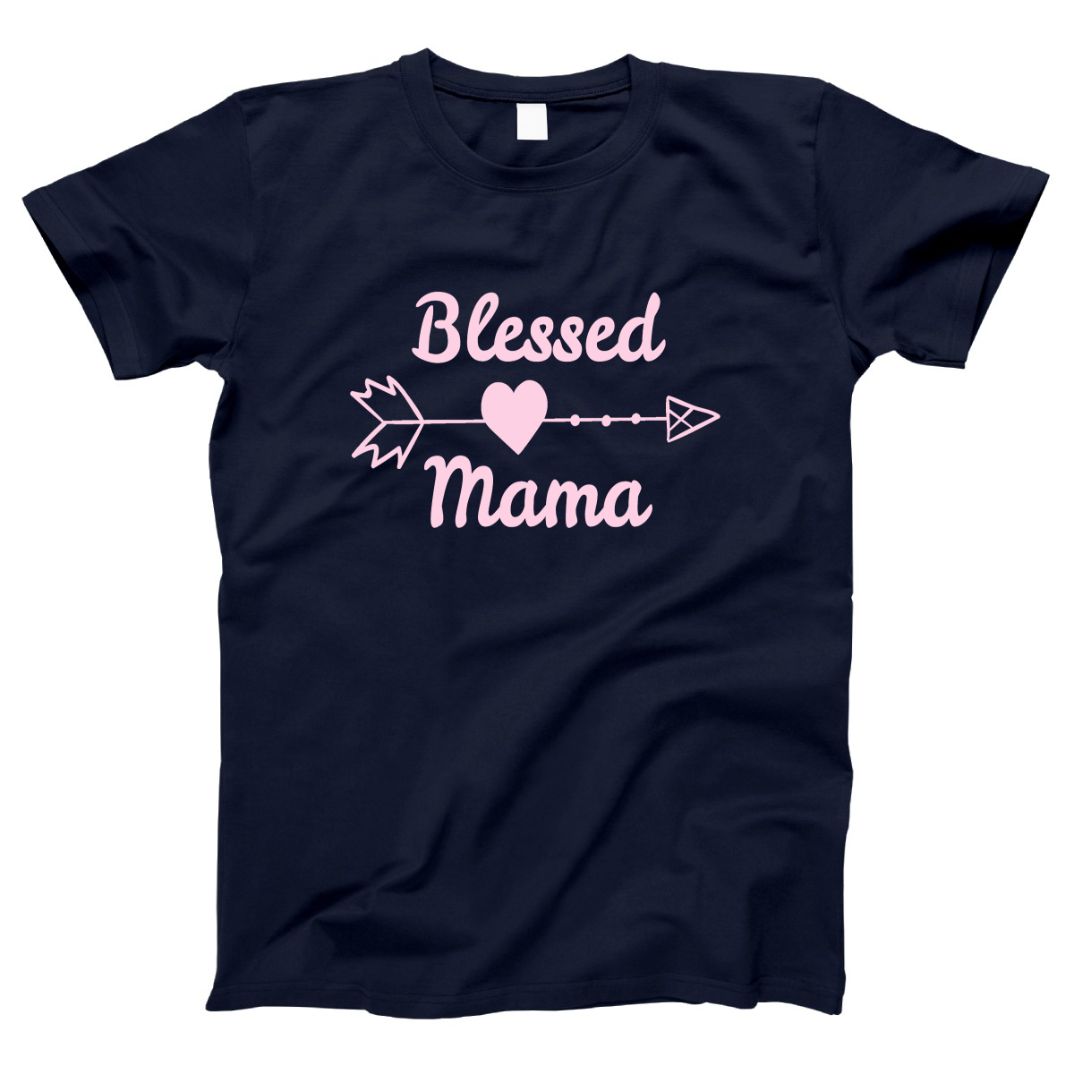 Blessed Mama Shirt Women's T-shirt | Navy