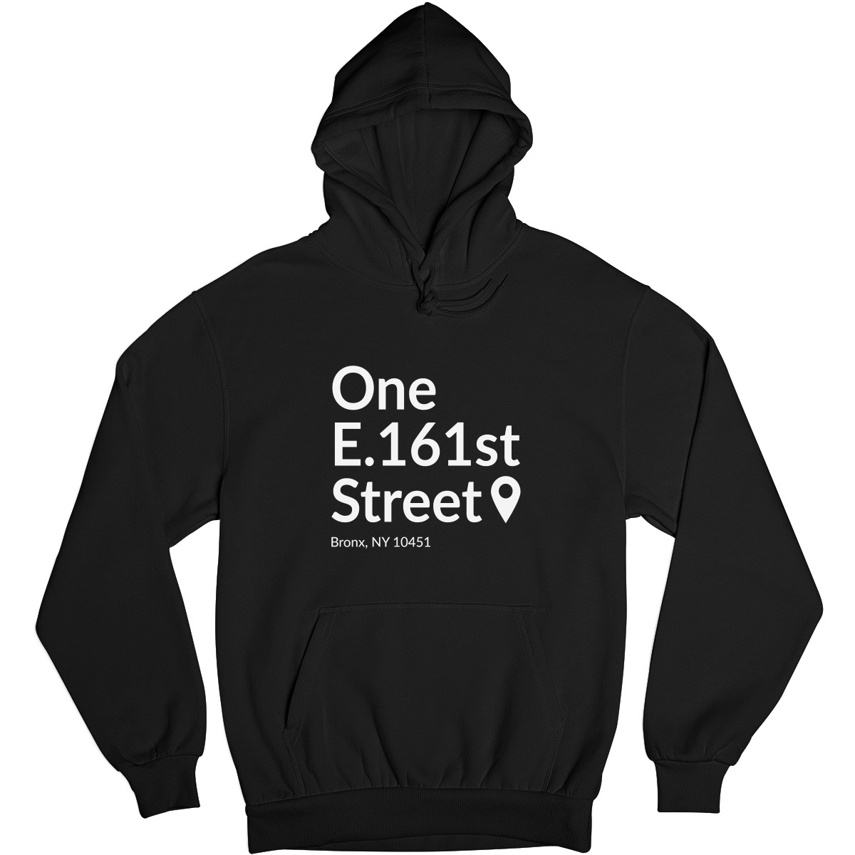 New York Baseball Stadium BXNY Unisex Hoodie | Black