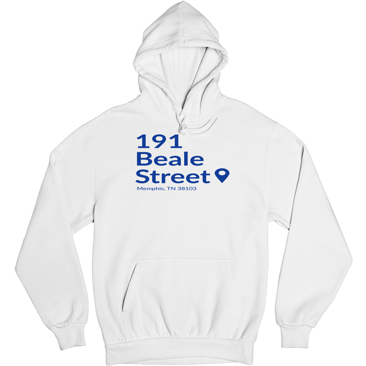 Memphis Basketball Stadium Unisex Hoodie | White