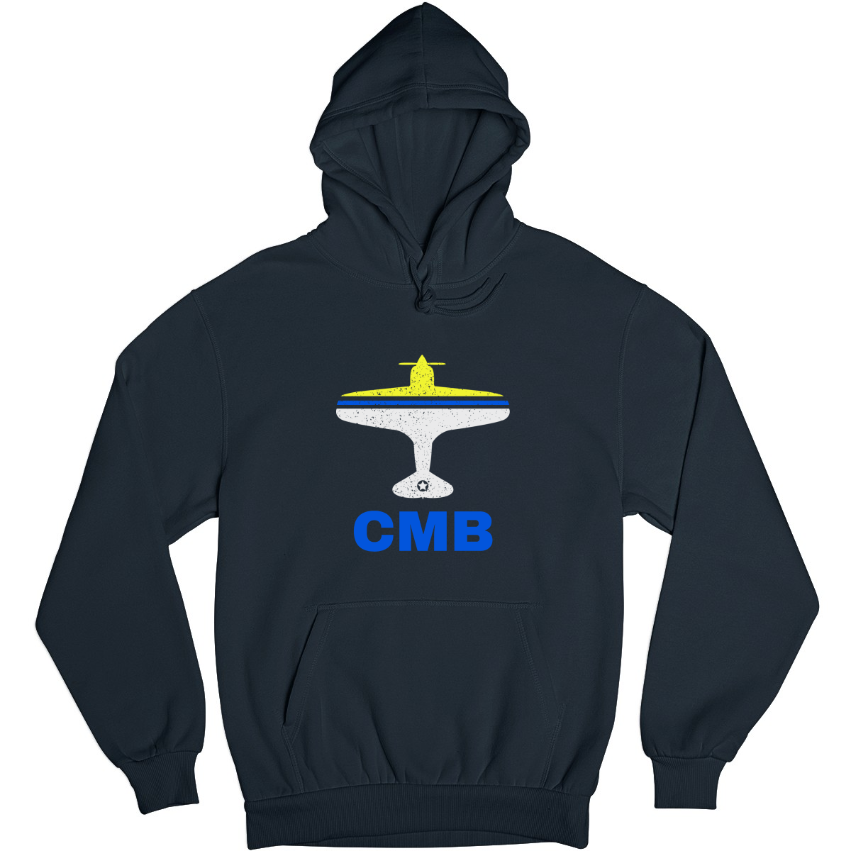 Fly Colombo CMB Airport Unisex Hoodie | Navy