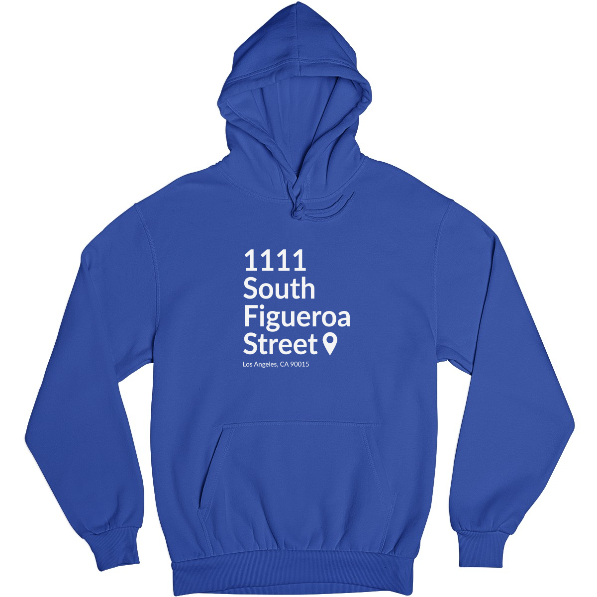 Los Angeles Basketball Stadium Unisex Hoodie | Blue