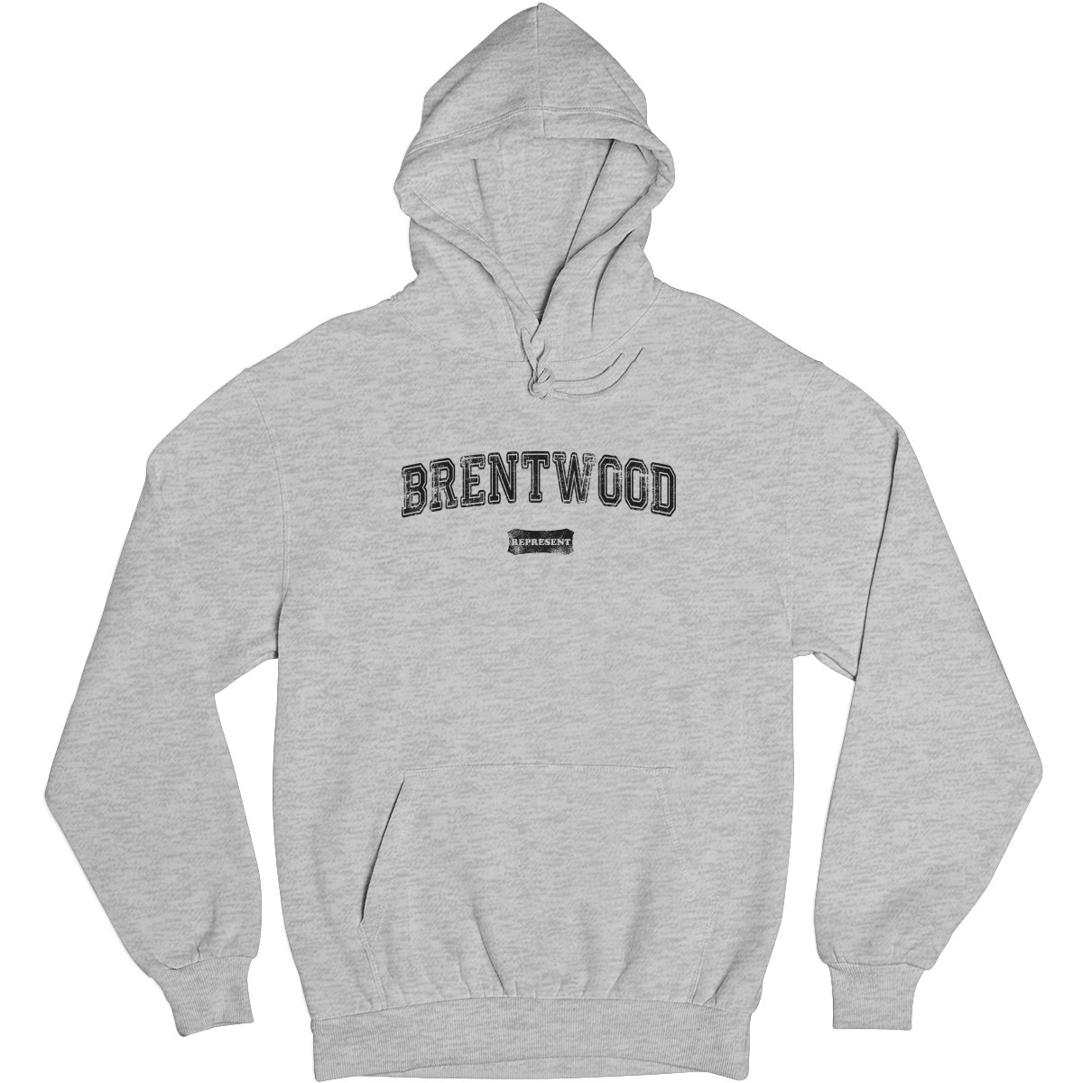 Brentwood Represent Unisex Hoodie | Gray