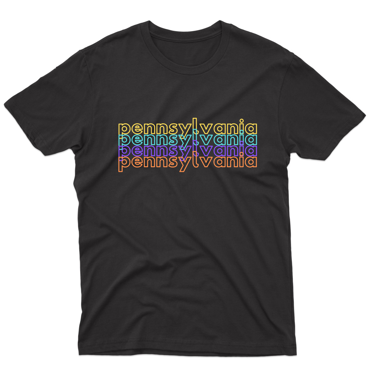 Pennsylvania Men's T-shirt | Black