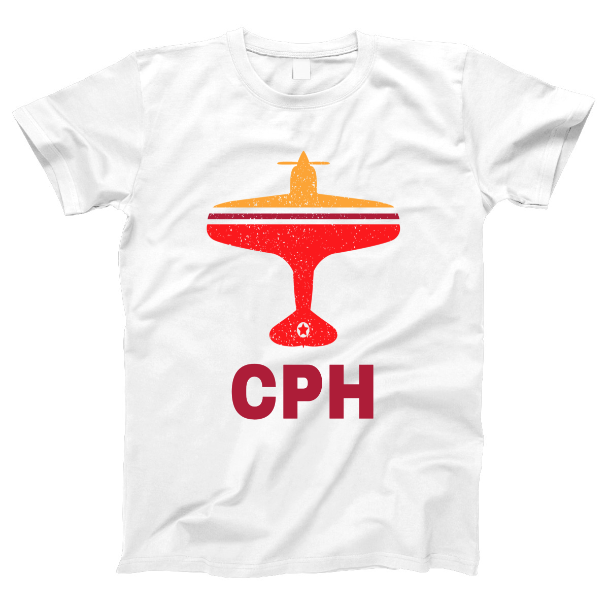 Fly Copenhagen CPH Airport Women's T-shirt | White