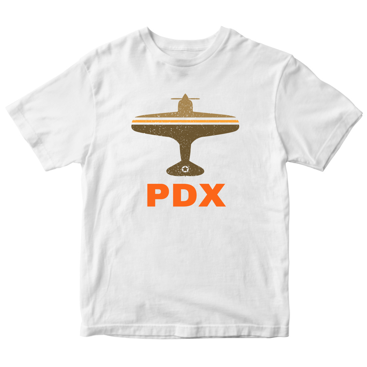 Fly Portland PDX Airport  Kids T-shirt | White