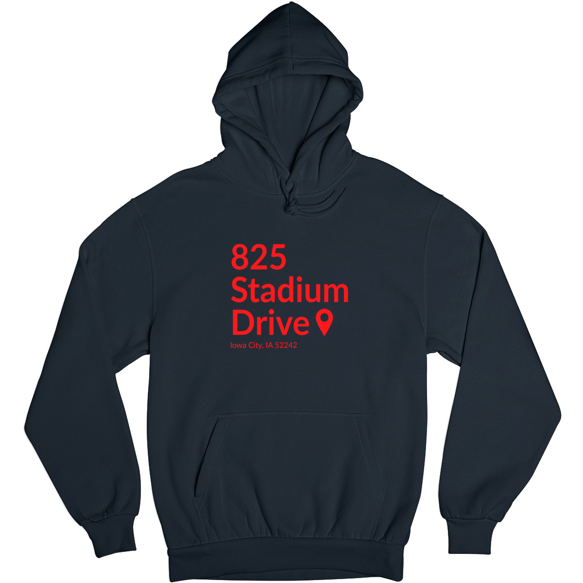 Iowa Football Stadium Unisex Hoodie | Navy