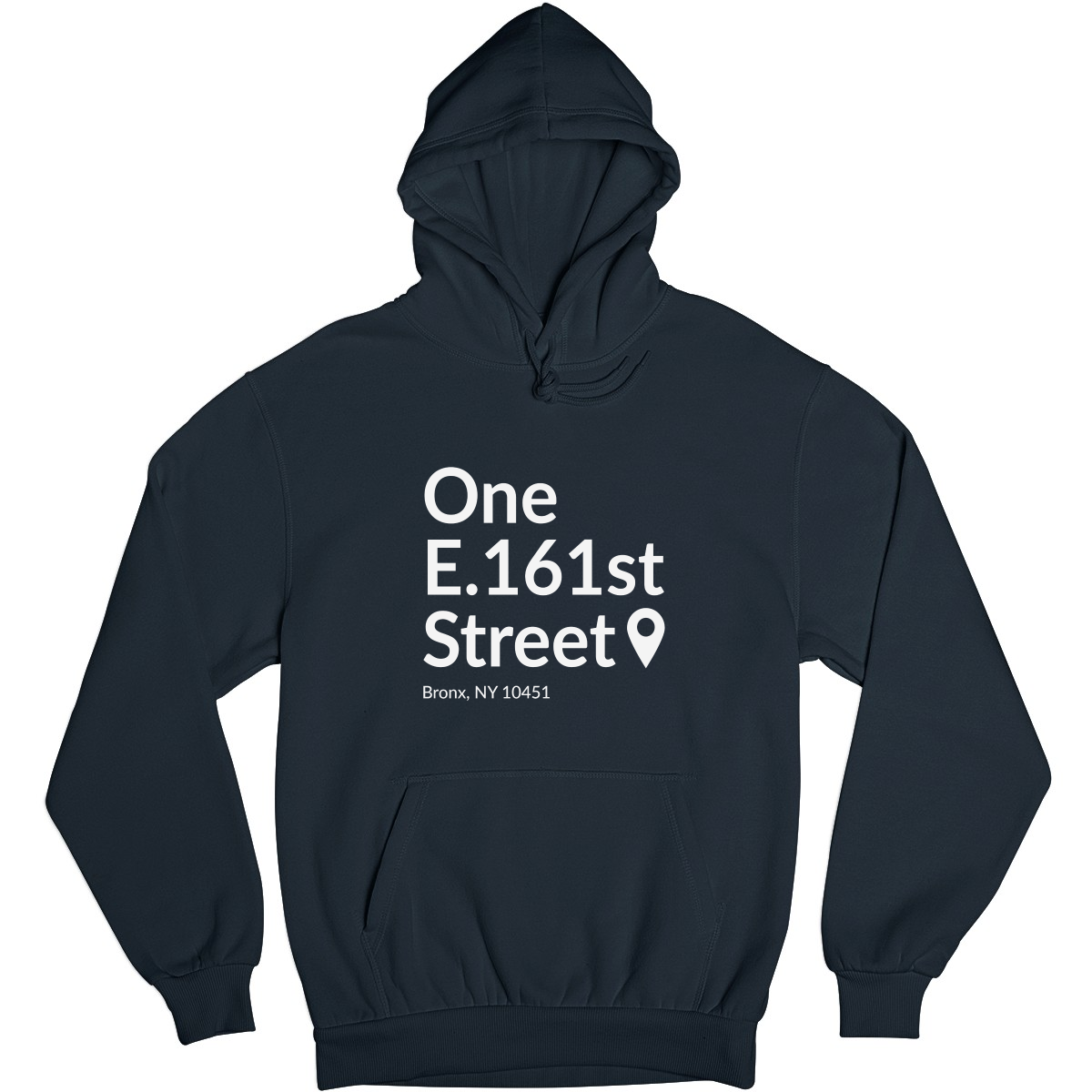 New York Baseball Stadium BXNY Unisex Hoodie | Navy