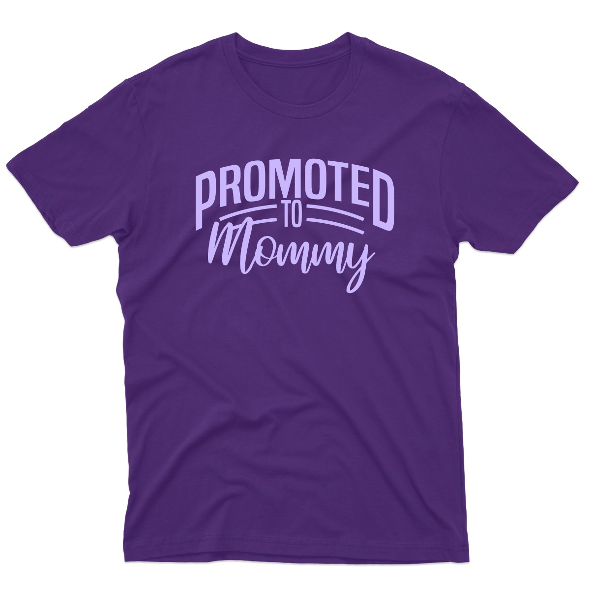 Promoted to Mommy Men's T-shirt | Purple