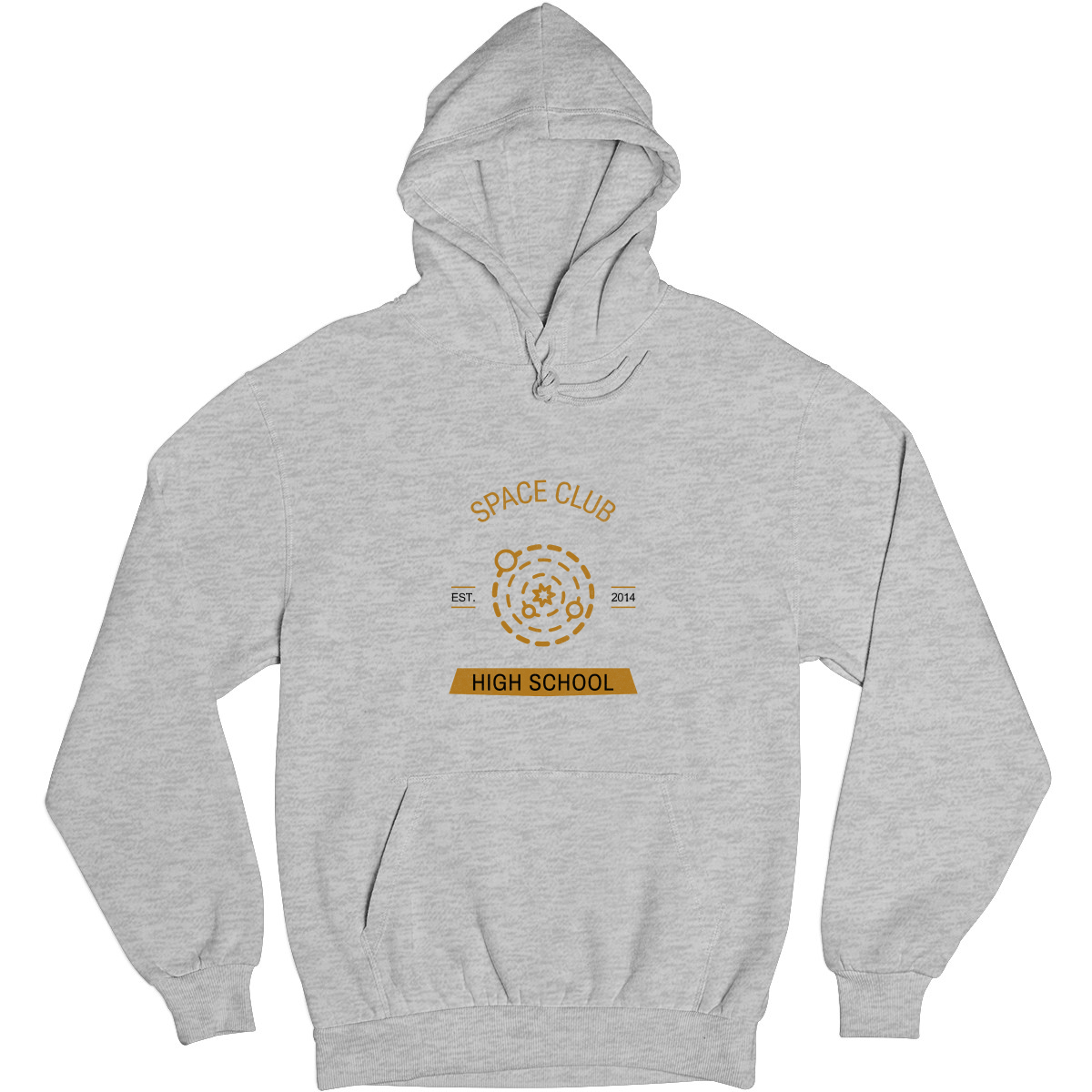 Space Club High School Unisex Hoodie | Gray