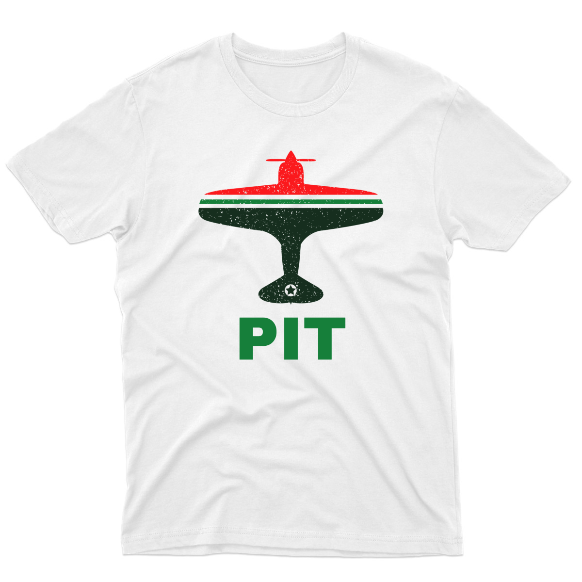 Fly Pittsburgh PIT Airport Men's T-shirt | White