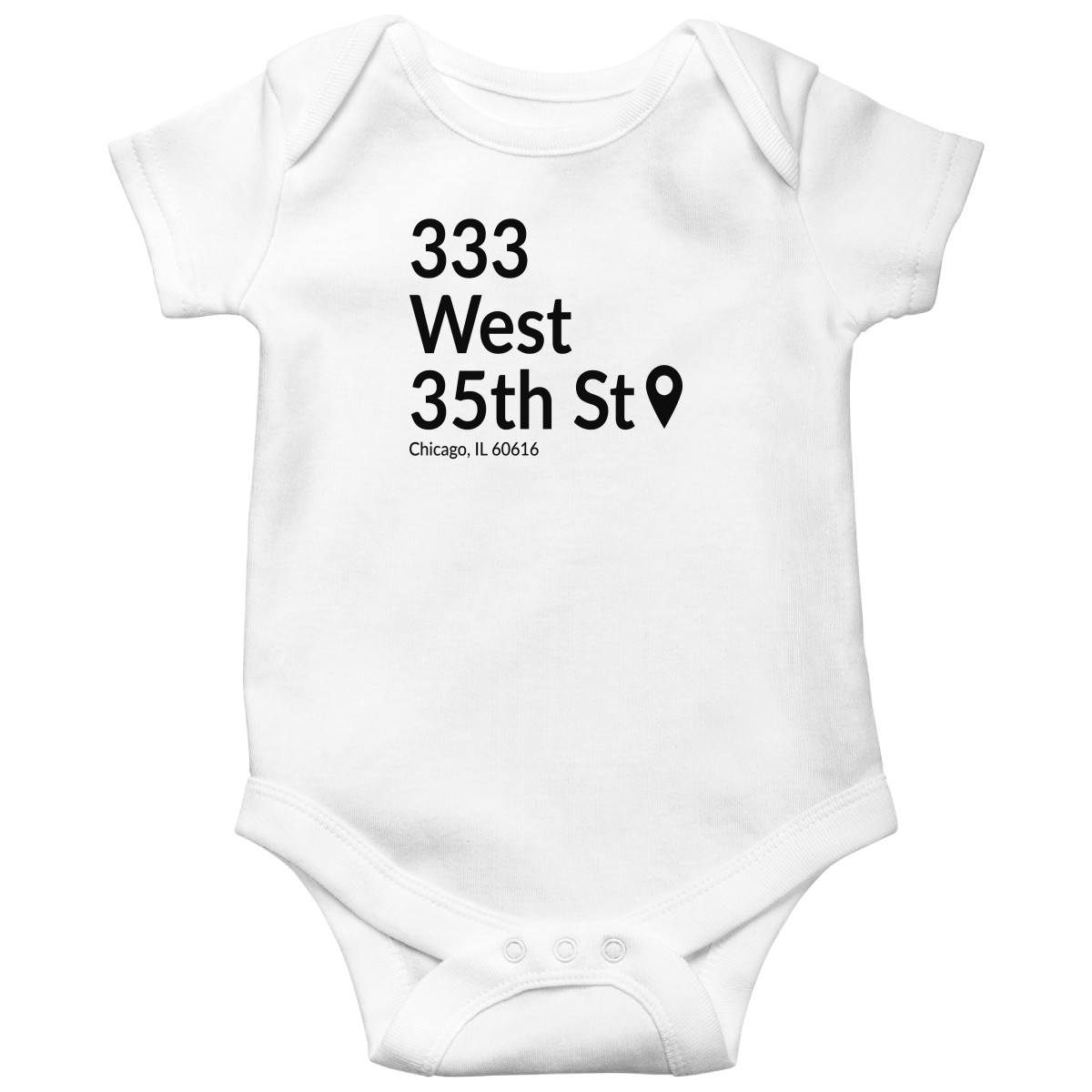 Chicago Baseball Stadium South Side Baby Bodysuits