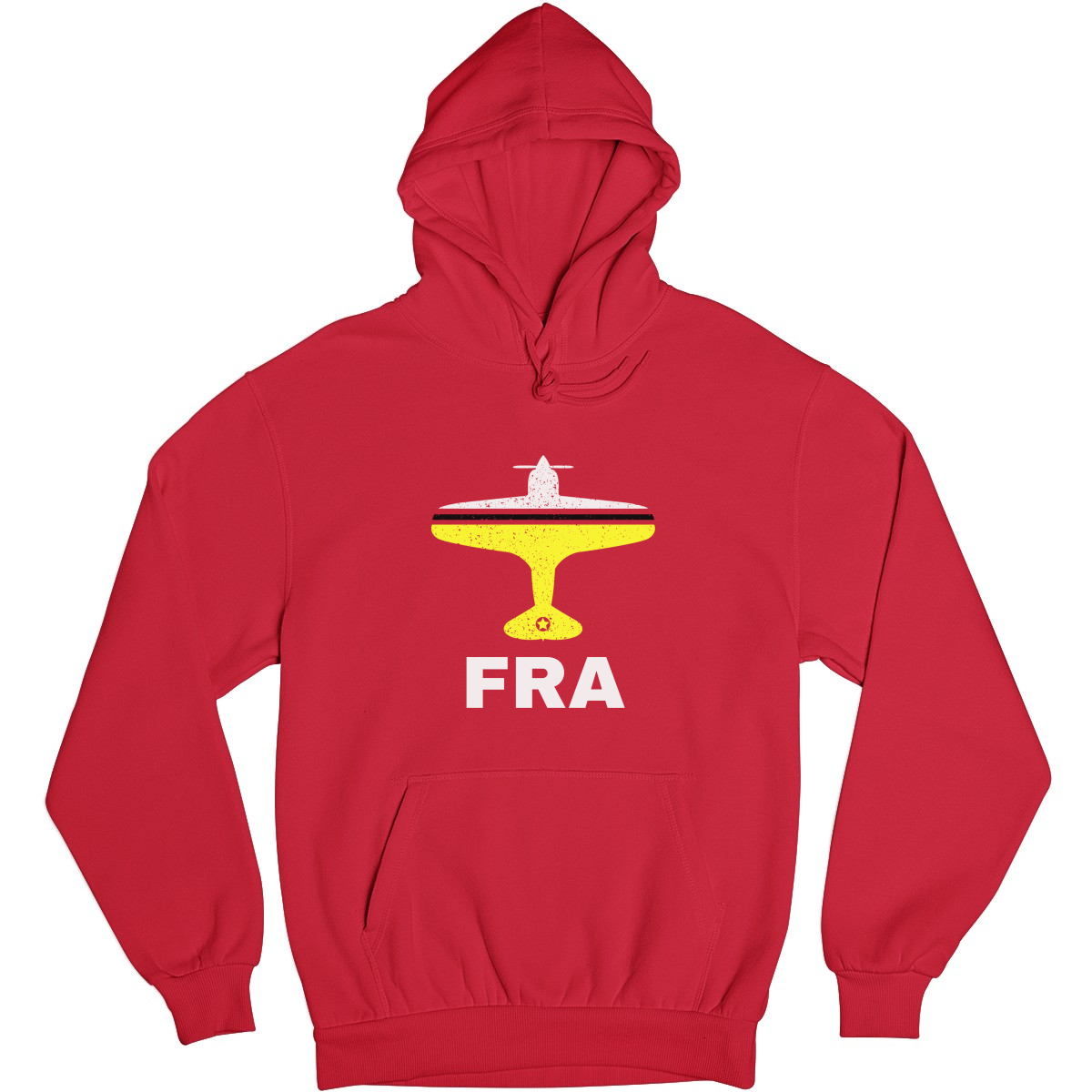 Fly Frankfurt FRA Airport  Unisex Hoodie | Red