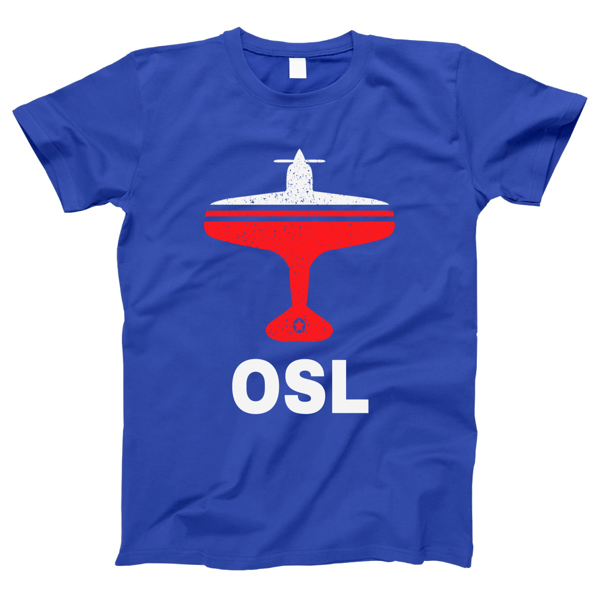 Fly Oslo OSL Airport  Women's T-shirt | Blue