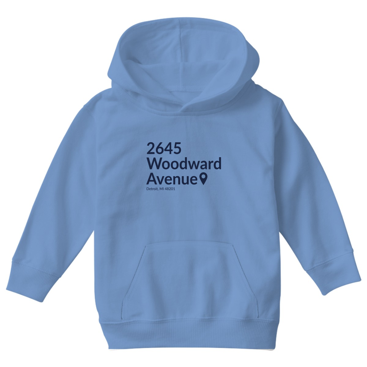 Detroit Hockey Stadium Kids Hoodie | Blue