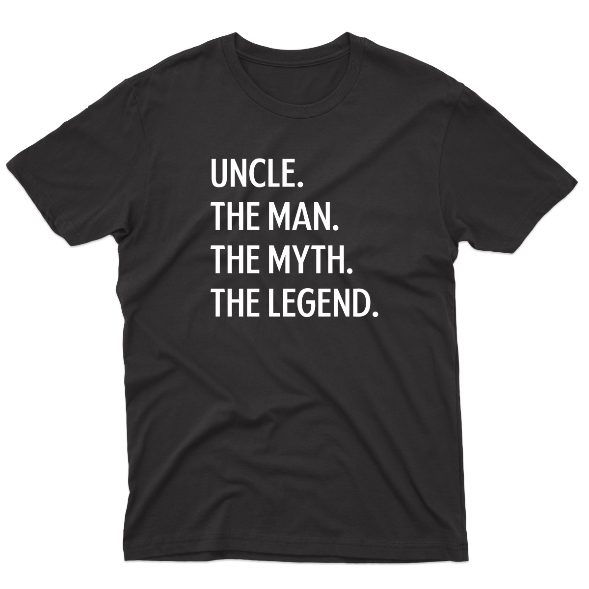 Uncle The Man The Myth The Legend Men's T-shirt | Black