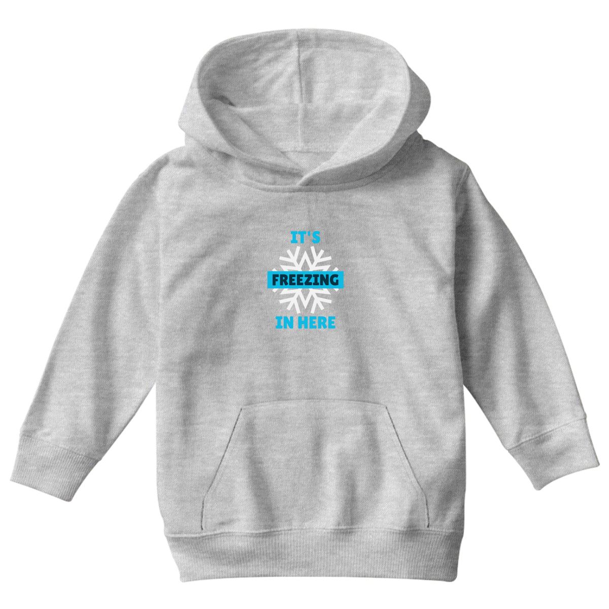 It's Freezing In Here! Kids Hoodie | Gray