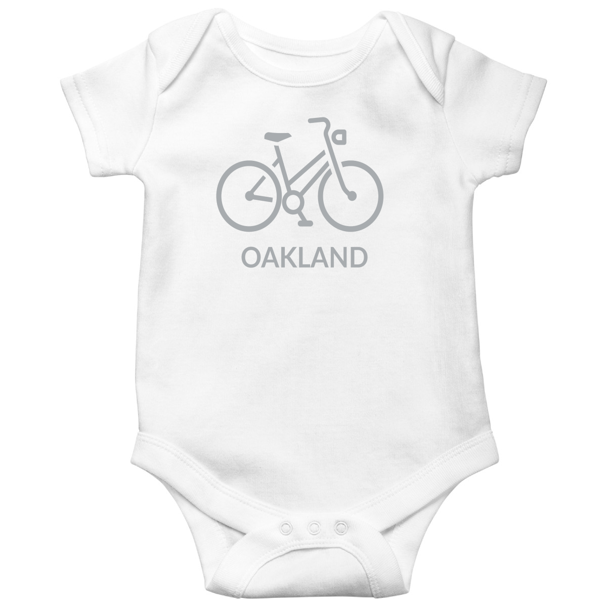 Bike Oakland Represent Baby Bodysuits