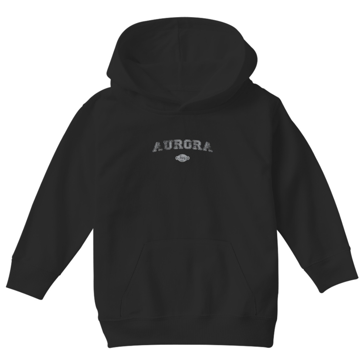 Aurora 1891 Represent Kids Hoodie | Black