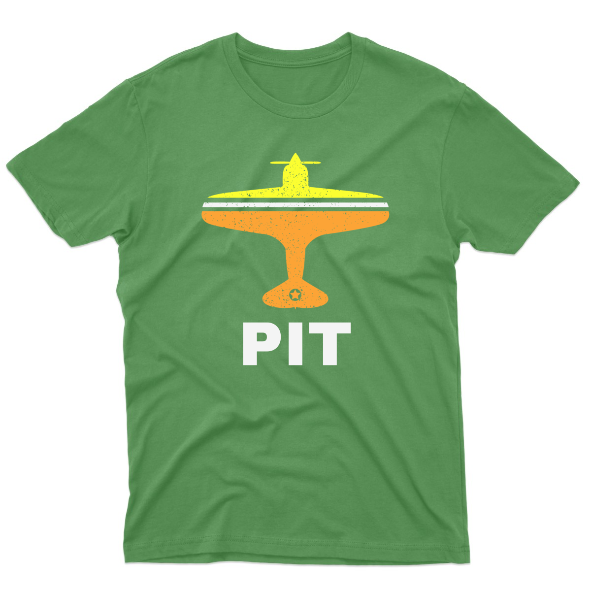 Fly Pittsburgh PIT Airport Men's T-shirt | Green