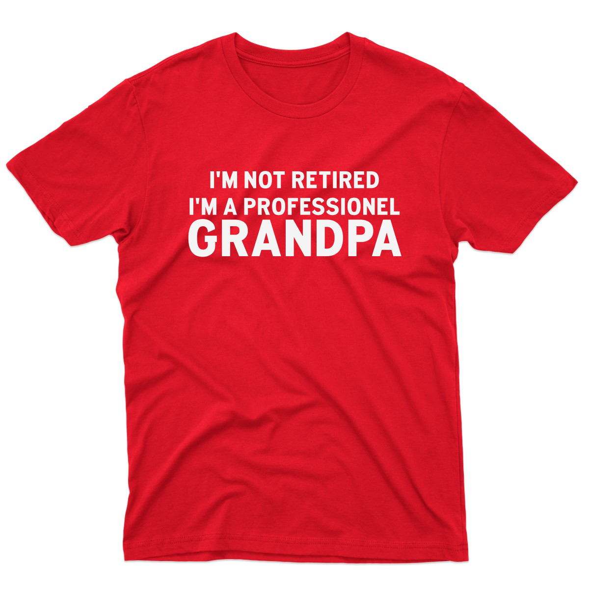  I'm A Professional Grandpa  Men's T-shirt | Red