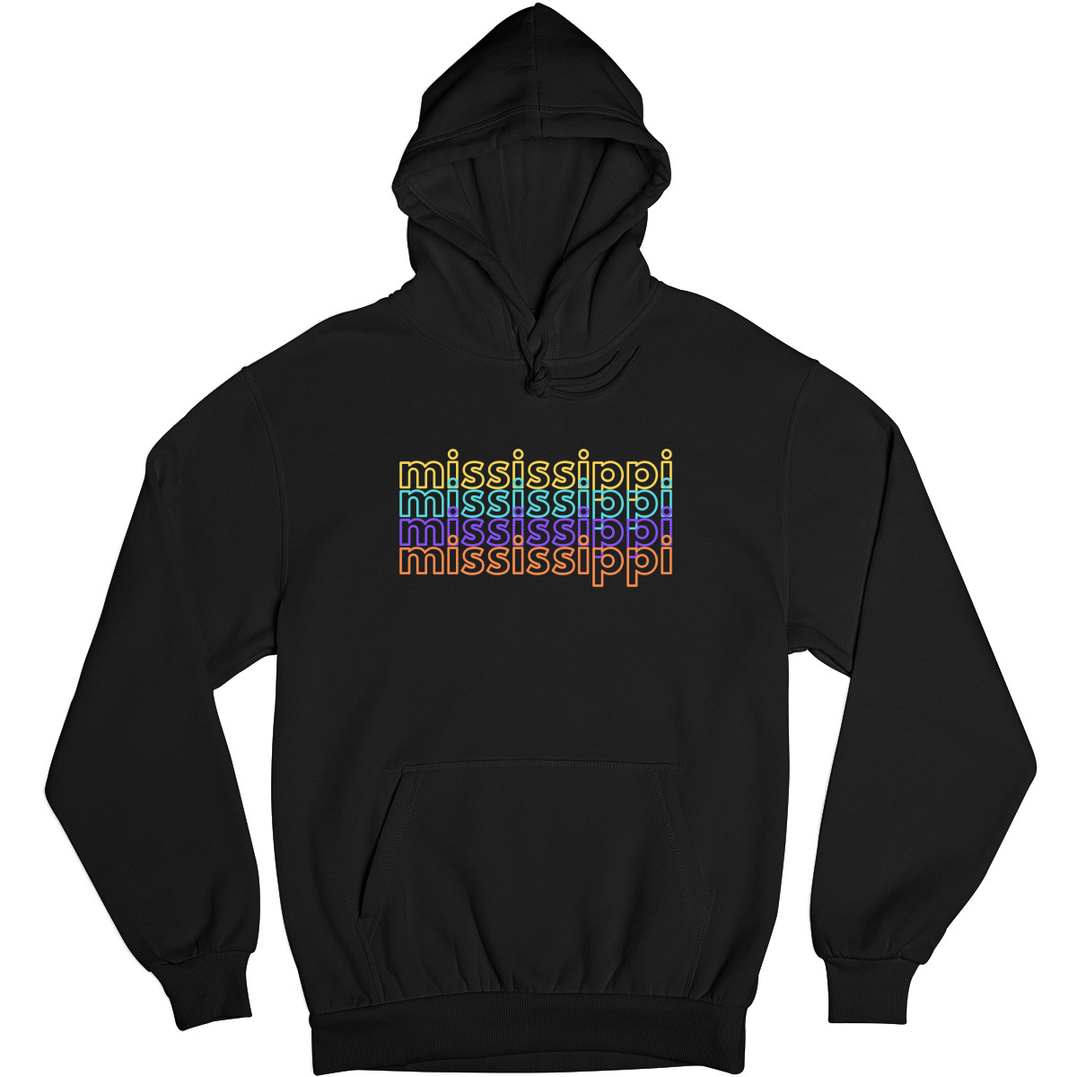 Mississippi Unisex Hoodie | Black