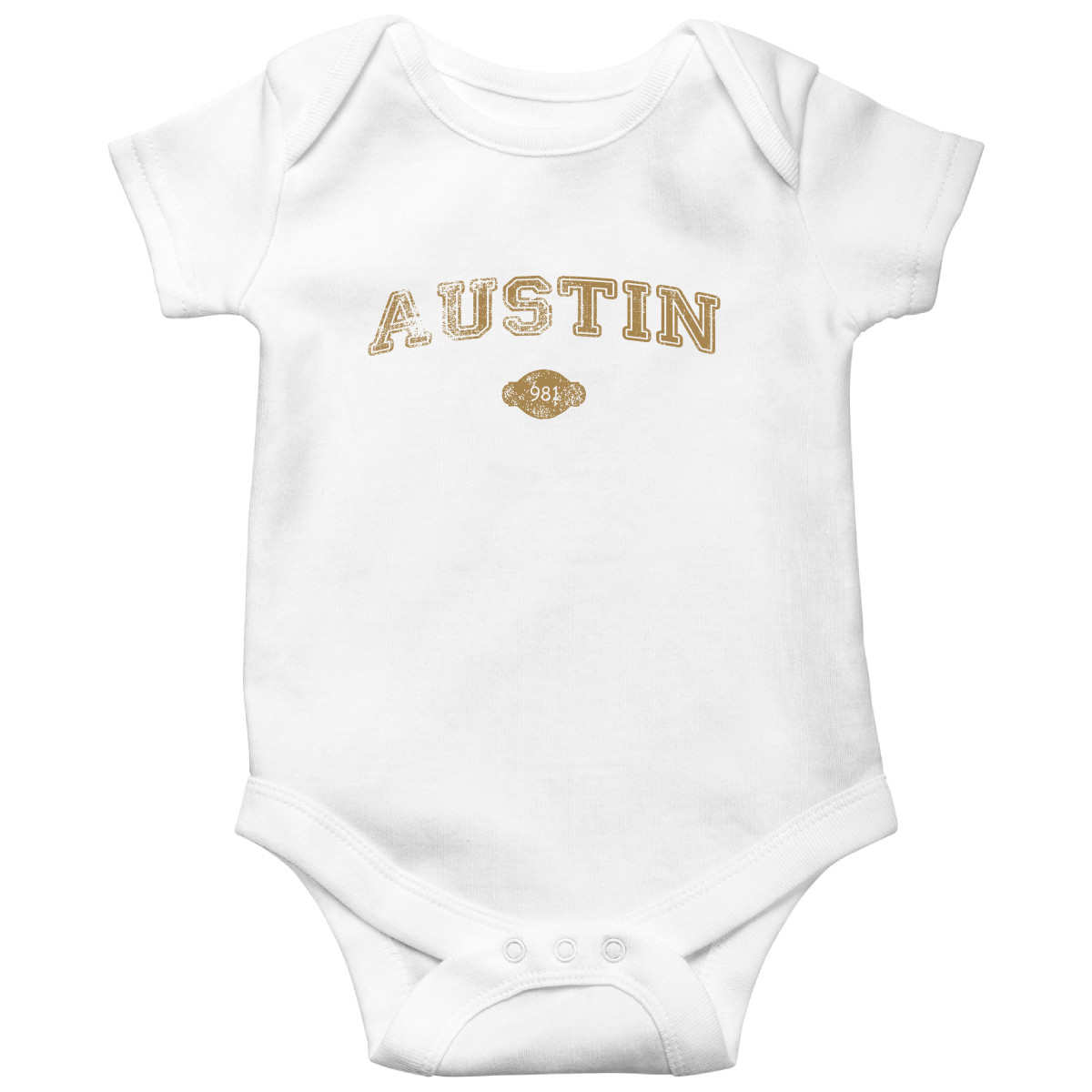 Austin 1839 Represent Baby Bodysuits | White