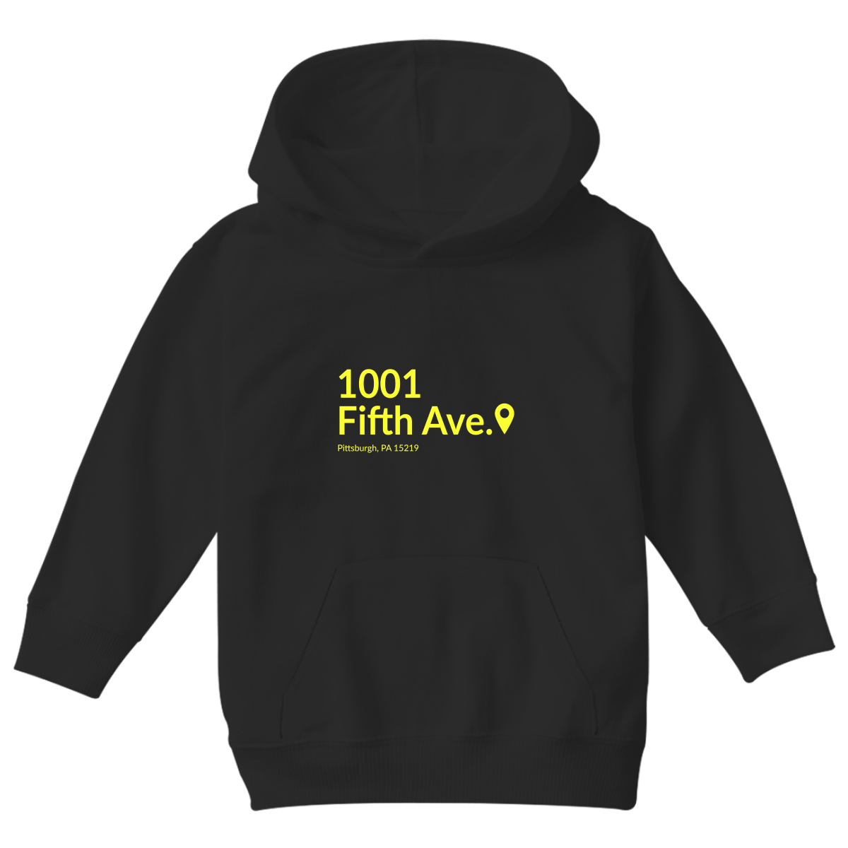 Pittsburgh Hockey Stadium Kids Hoodie | Black