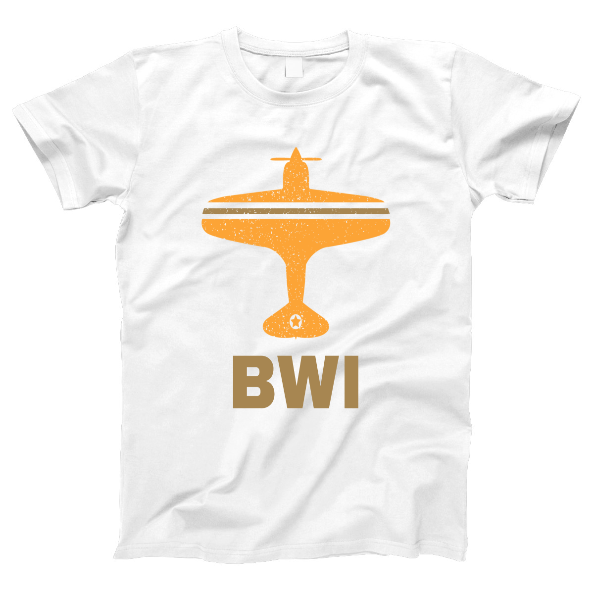 Fly Baltimore BWI Airport Women's T-shirt | White