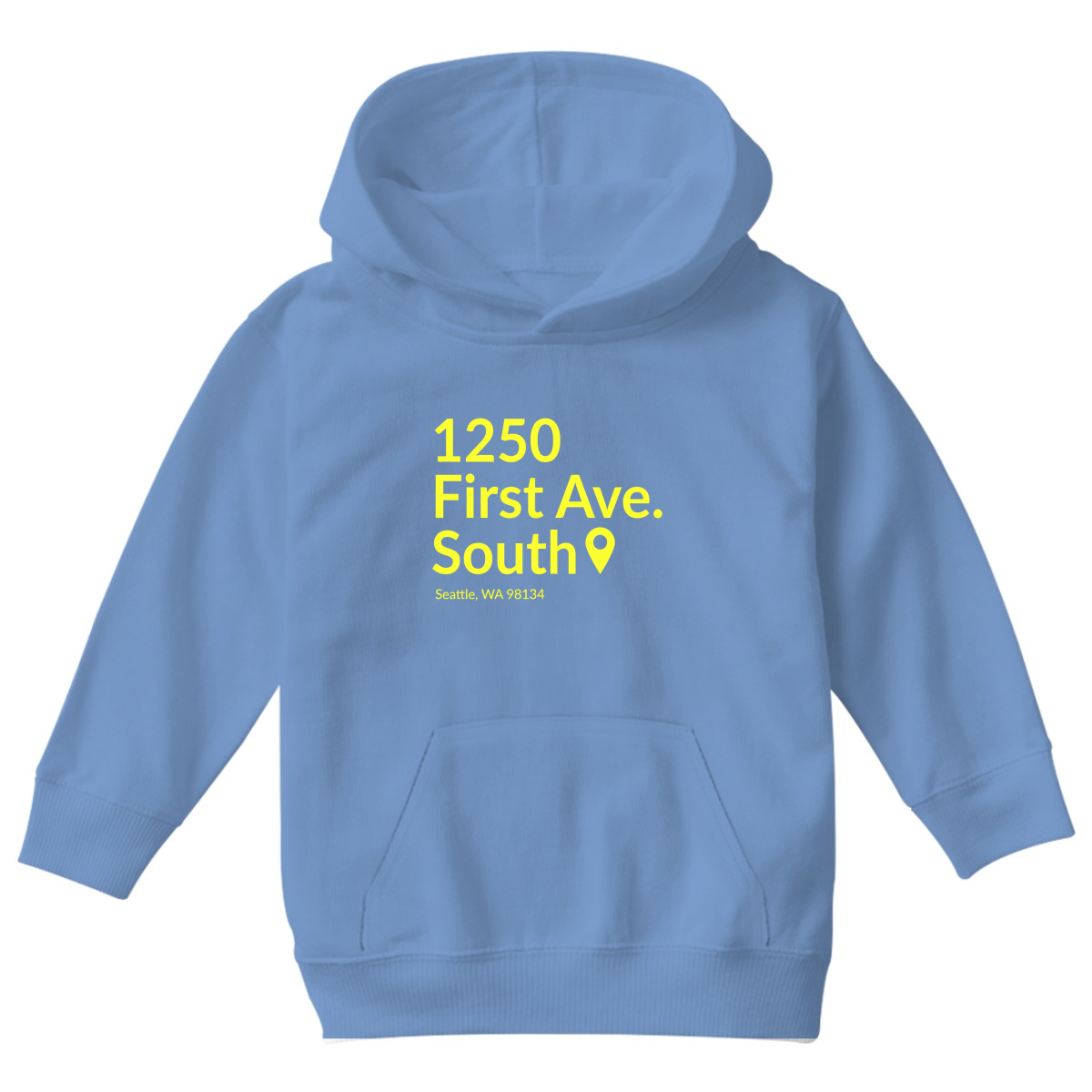 Seattle Baseball Stadium Kids Hoodie | Blue