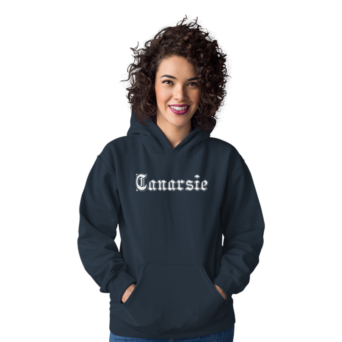 Canarsie Gothic Represent Unisex Hoodie | Navy