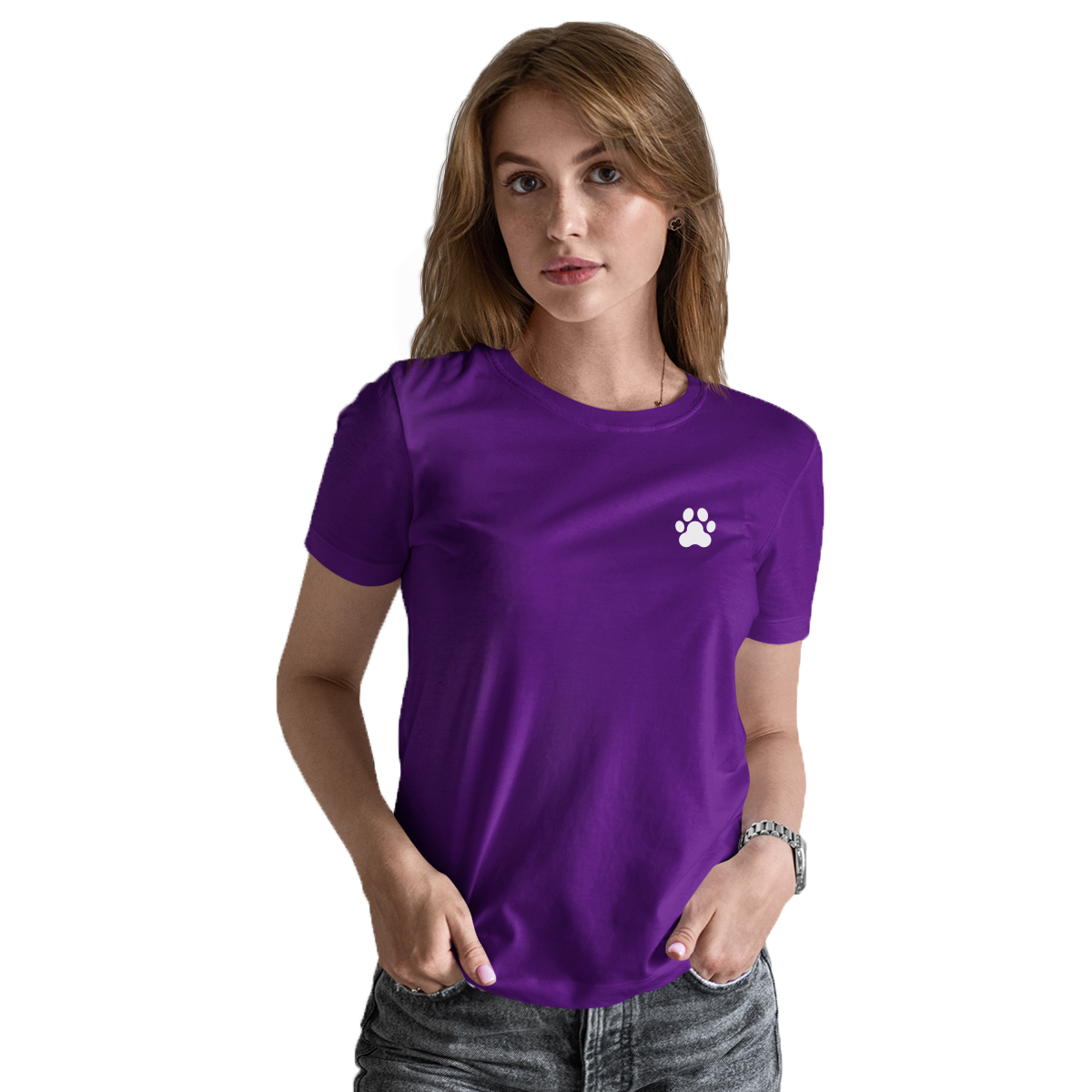 Paw Women's T-shirt | Purple