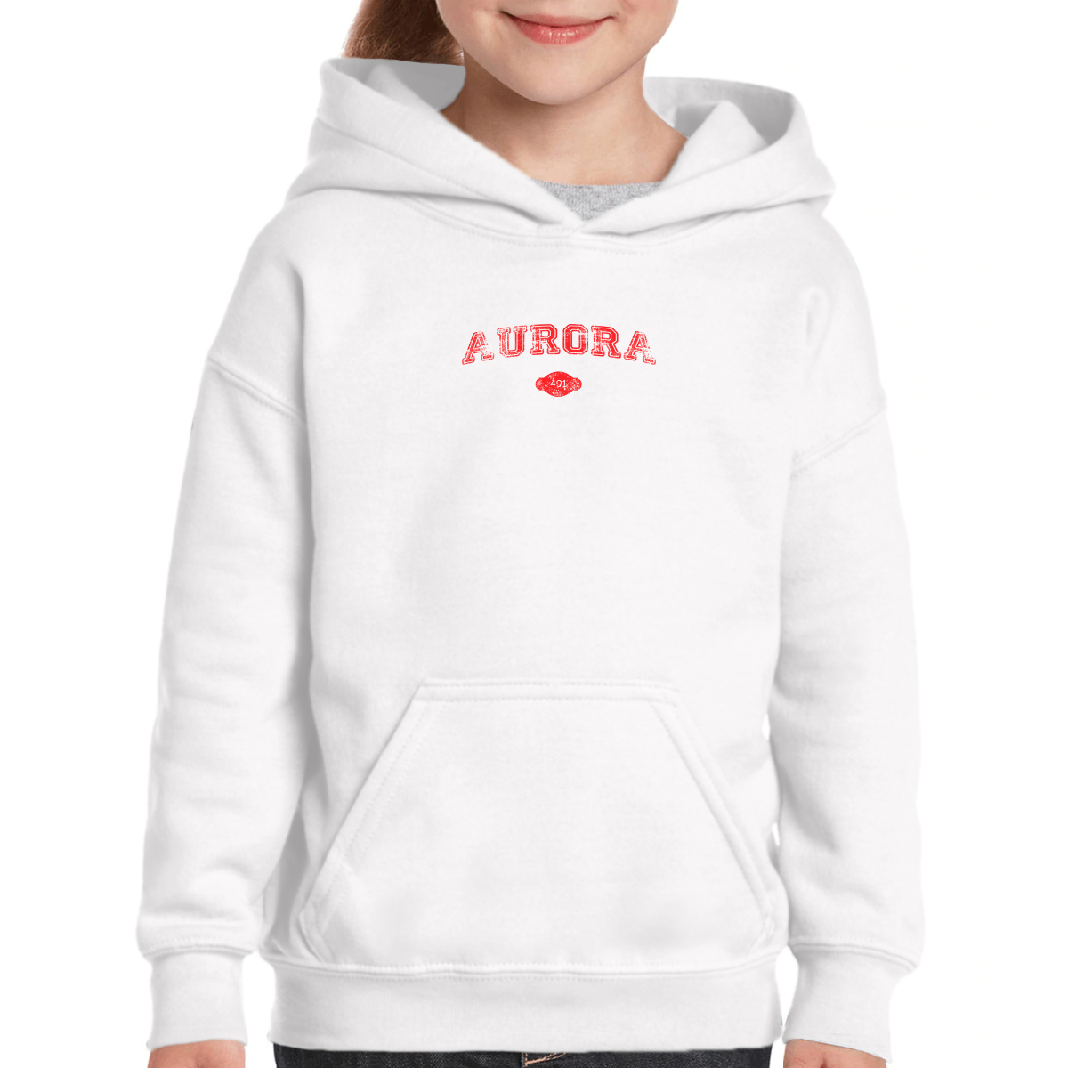 Aurora 1891 Represent Kids Hoodie | White