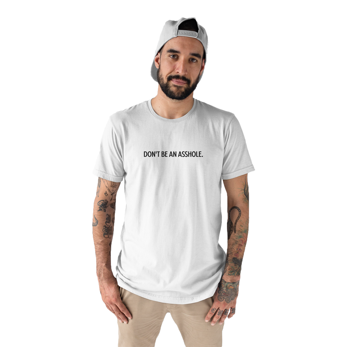 Don't Be an Asshole Men's T-shirt | White