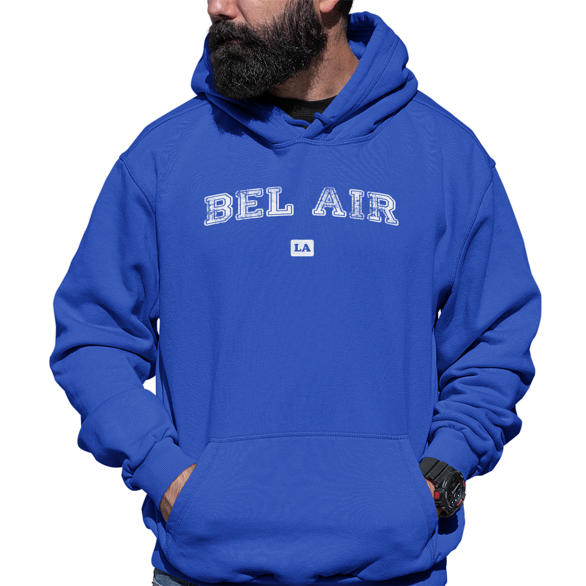 Bel Air LA Represent Unisex Hoodie | Blue